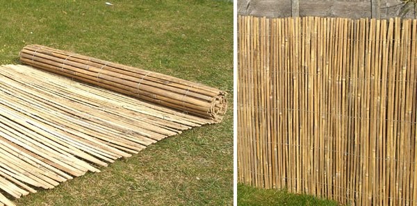 Bamboo Slat Natural Fencing Screening 4.0m x 1.0m | Papillon™