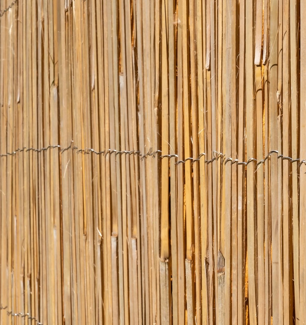 Bamboo Slat Natural Fencing Screening 4.0m x 1.2m (13ft 1in x 4ft) | Papillon™