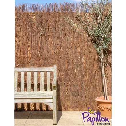 Brushwood Thatch Natural Fencing Screening Rolls (Thick) 4m x 2m (13ft 1in x 6ft 7in) | Papillon™