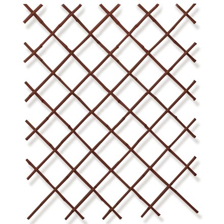 Black Bamboo Expandable Fencing Screening Trellis 2.0m x 2.0m (6ft 7in x 6ft 7in) - | Papillon™