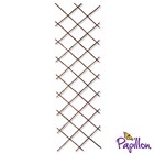 Black Bamboo Expandable Fencing Screening Trellis 1.8m x 0.9m (6ft x 3ft) - | Papillon™