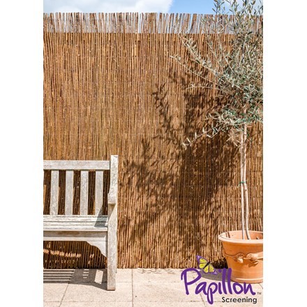 Premium Willow Fencing Screening Rolls 5.0m x 2.0m (16ft 4in x 6ft 7in) - | Papillon™