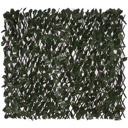 Extendable Artificial Ivy Fencing Screening Trellis 2.0m x 1.0m (6ft 7in x 3ft 3in) - | Papillon™