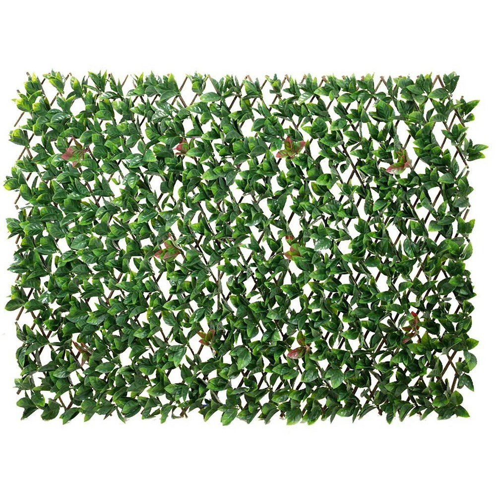 Artificial Laurel Leaf Extendable Screening Trellis