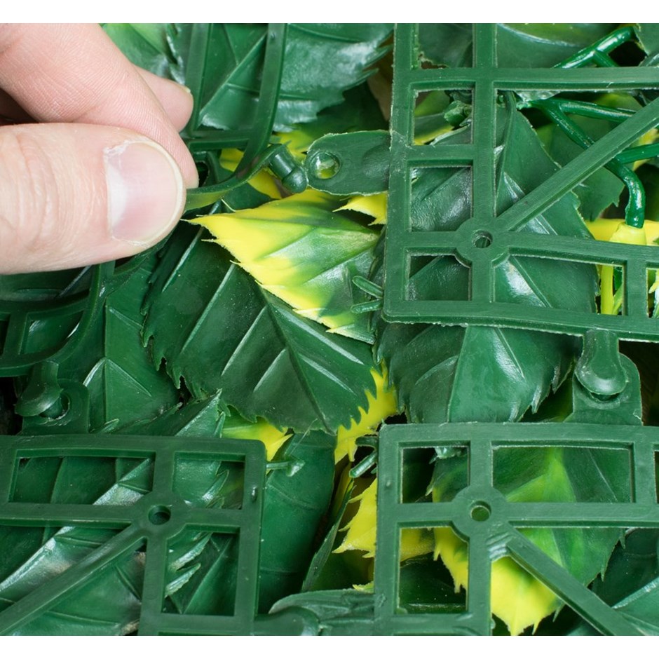 Golden Leaf Artificial Hedge Screening Panel