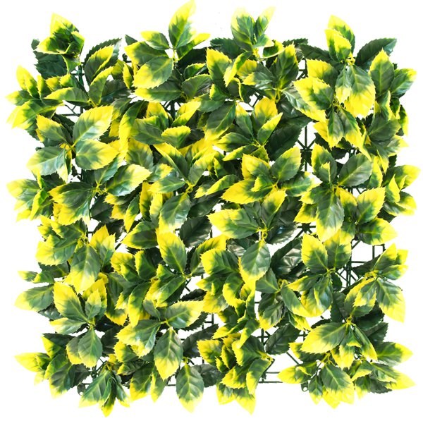 Golden Leaf Artificial Hedge Screening Panel