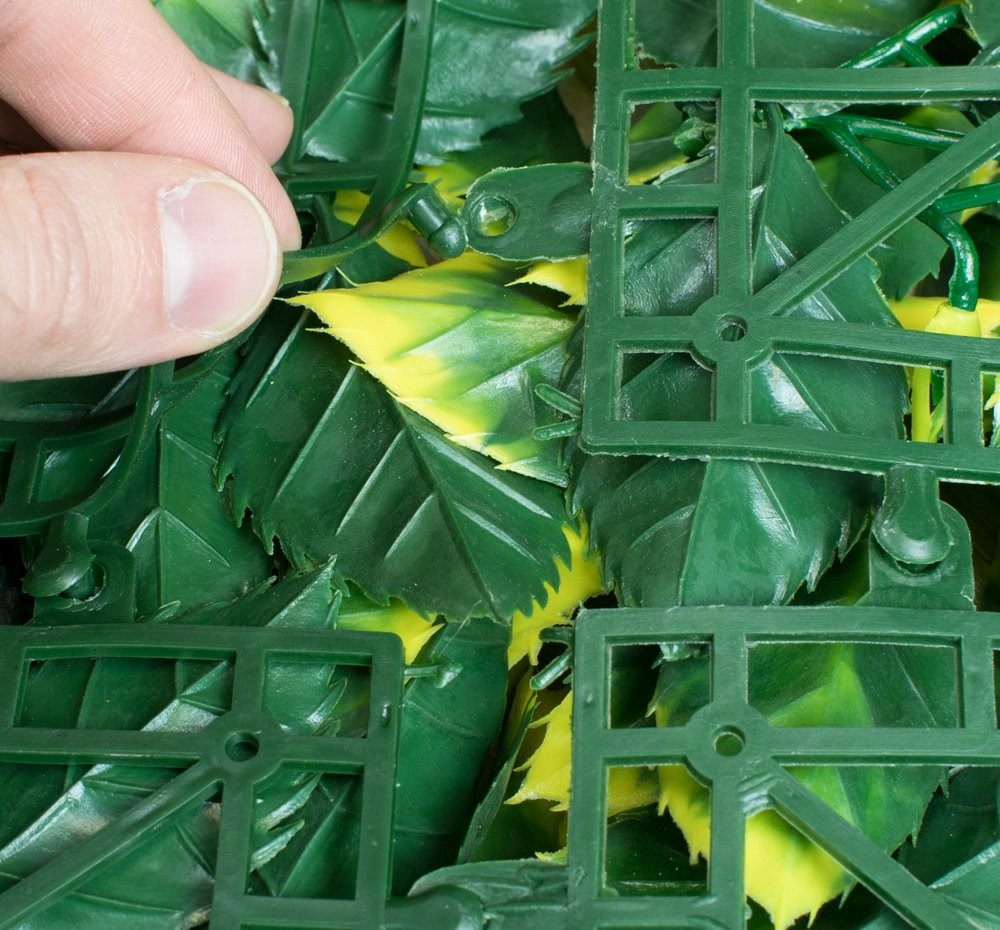Golden Leaf Artificial Hedge Screening Panel