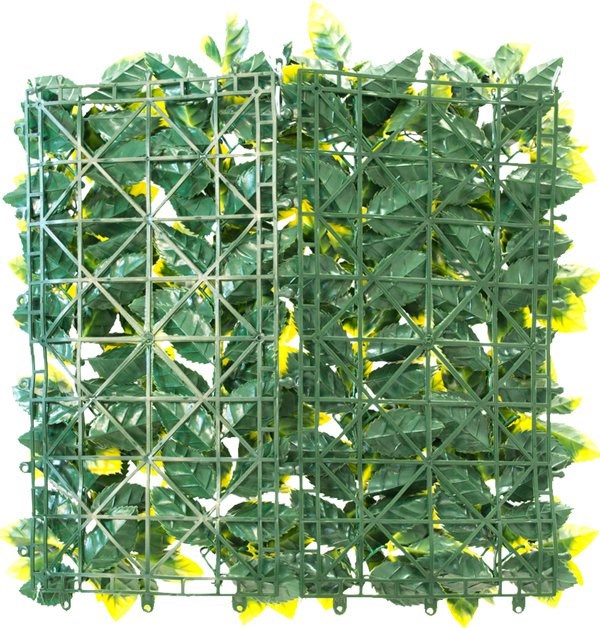 Golden Leaf Artificial Hedge Screening Panel