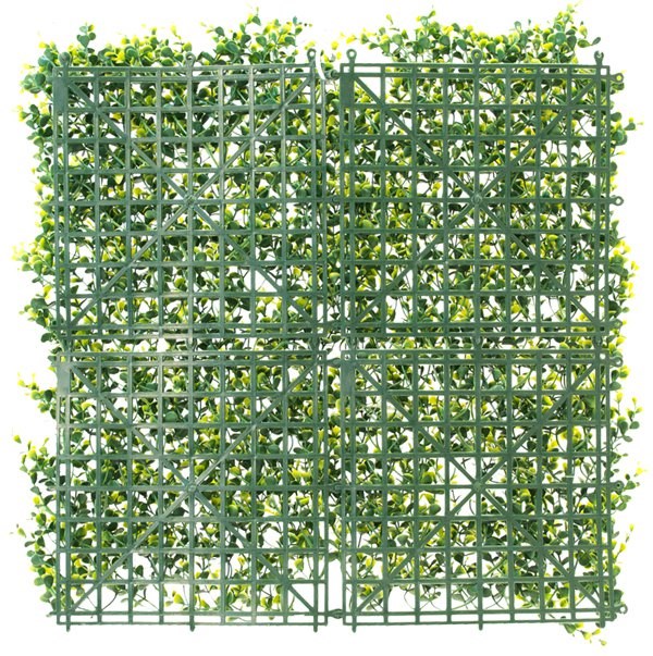 Light Buxus Artificial Hedge Screening Panel