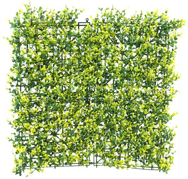 Light Buxus Artificial Hedge Screening Panel