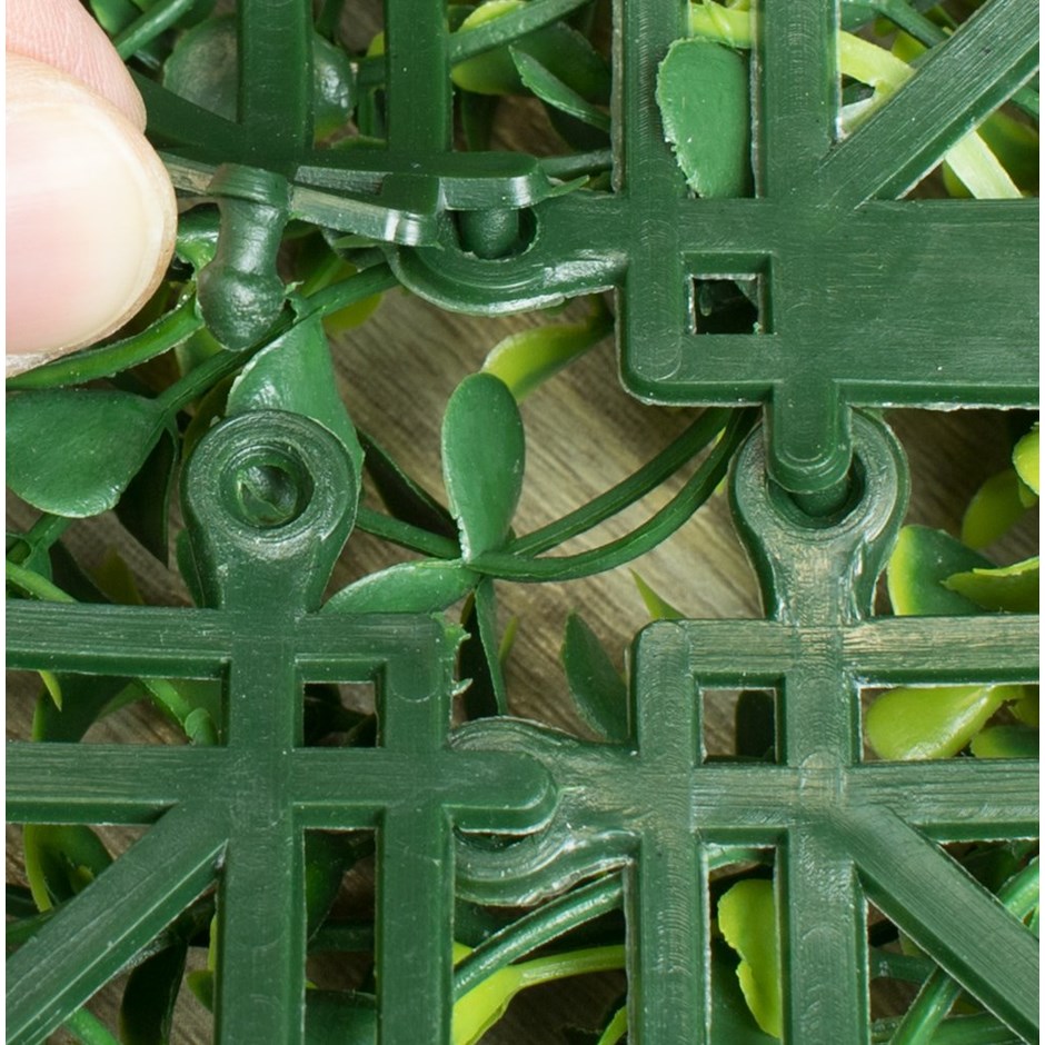 Light Buxus Artificial Hedge Screening Panel