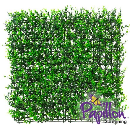 50x50cm Buxus Artificial Hedge Panel (1ft 7in x 1ft 7in) - by Papillon™