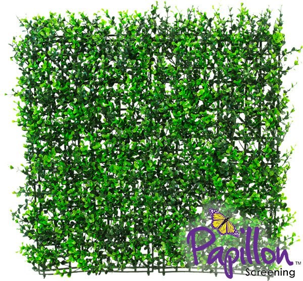 50x50cm Buxus Artificial Hedge Panel (1ft 7in x 1ft 7in) - by Papillon™
