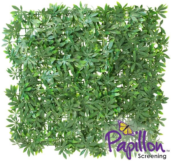 Green Acer Artificial Hedge Screening Panel