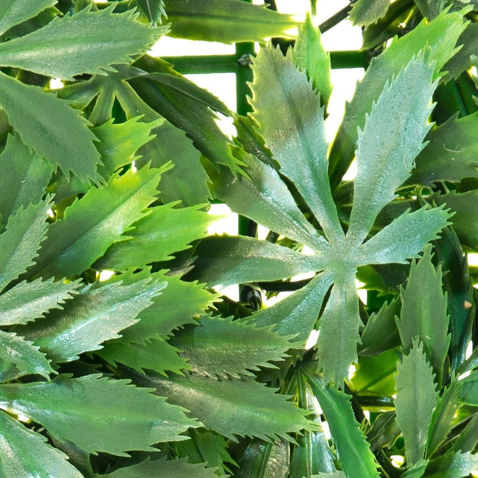 Green Acer Artificial Hedge Screening Panel