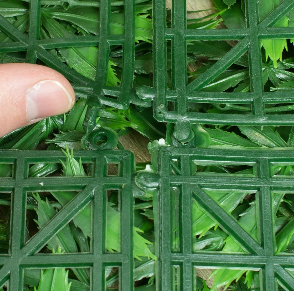 Green Acer Artificial Hedge Screening Panel