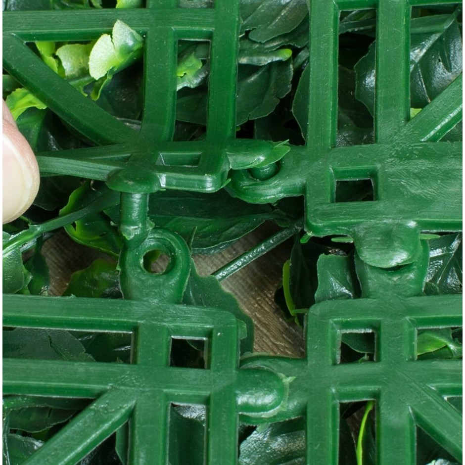 Artificial Living Wall Red Rose Screening Panel