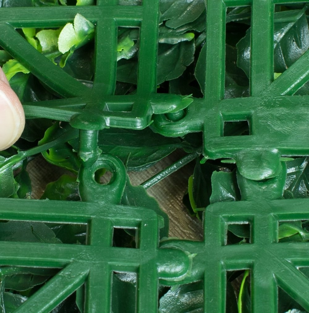 Artificial Living Wall Red Rose Screening Panel
