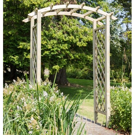 1.8m (5ft 10in) Daria Wooden Trellis Arch by Zest 4 Leisure®