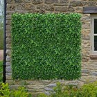 60 x 40cm Violet Bloom Artificial Hedge Screen Panel by Smart Garden