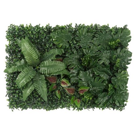 60 x 40cm Faux Living Wall Screen Hedge Panel by Smart Garden