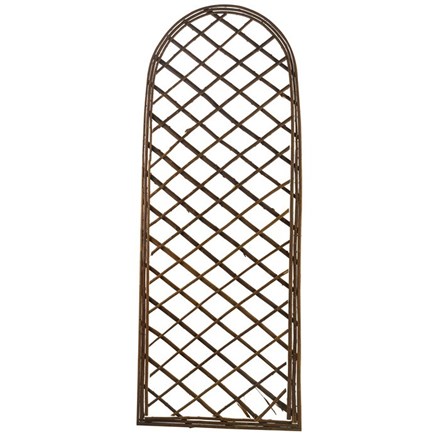 180 x 60cm Extra Strong Framed Willow Trellis Round by Smart Garden