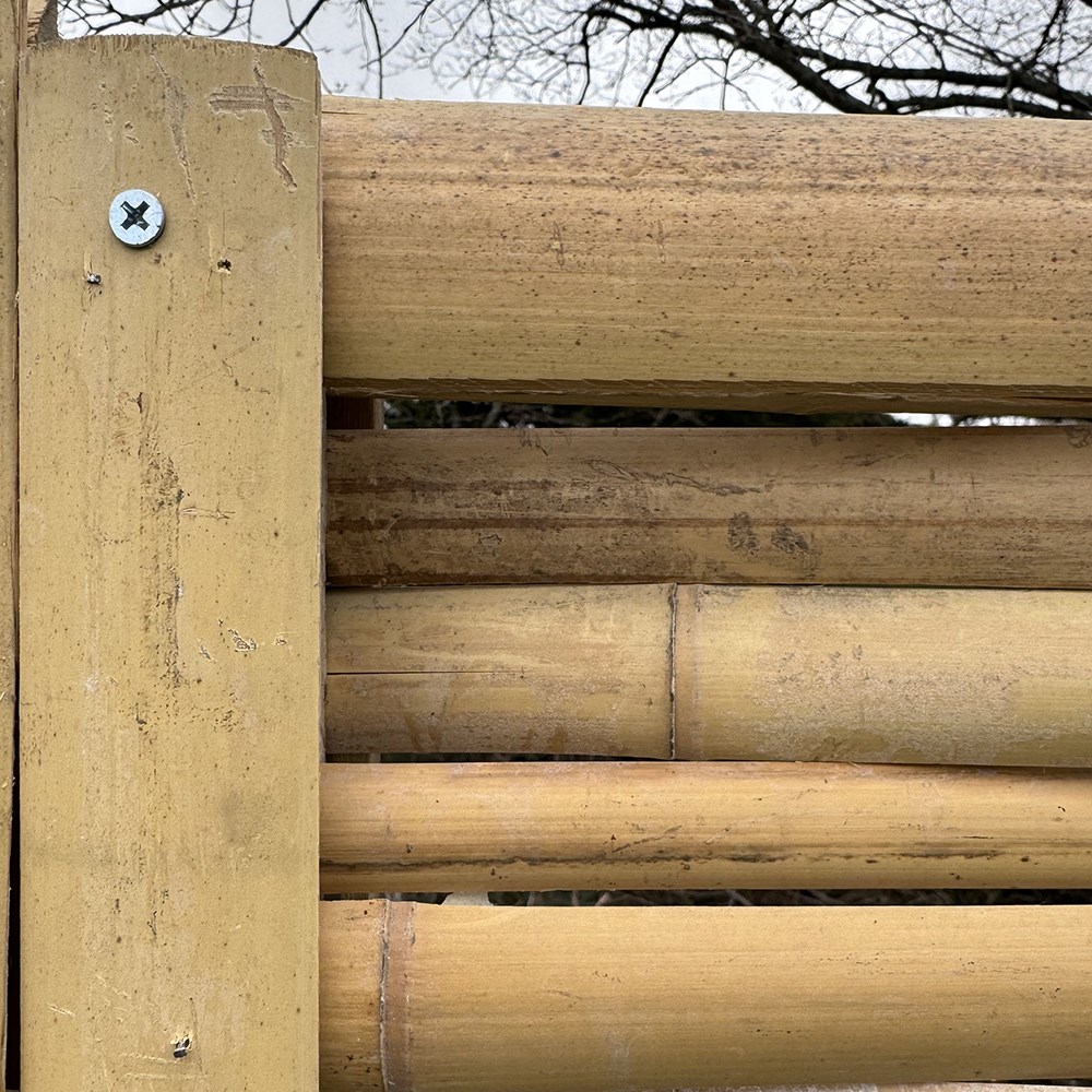 Framed Split Bamboo Fence Hurdle 1.8m x 1.9m | Papillon™