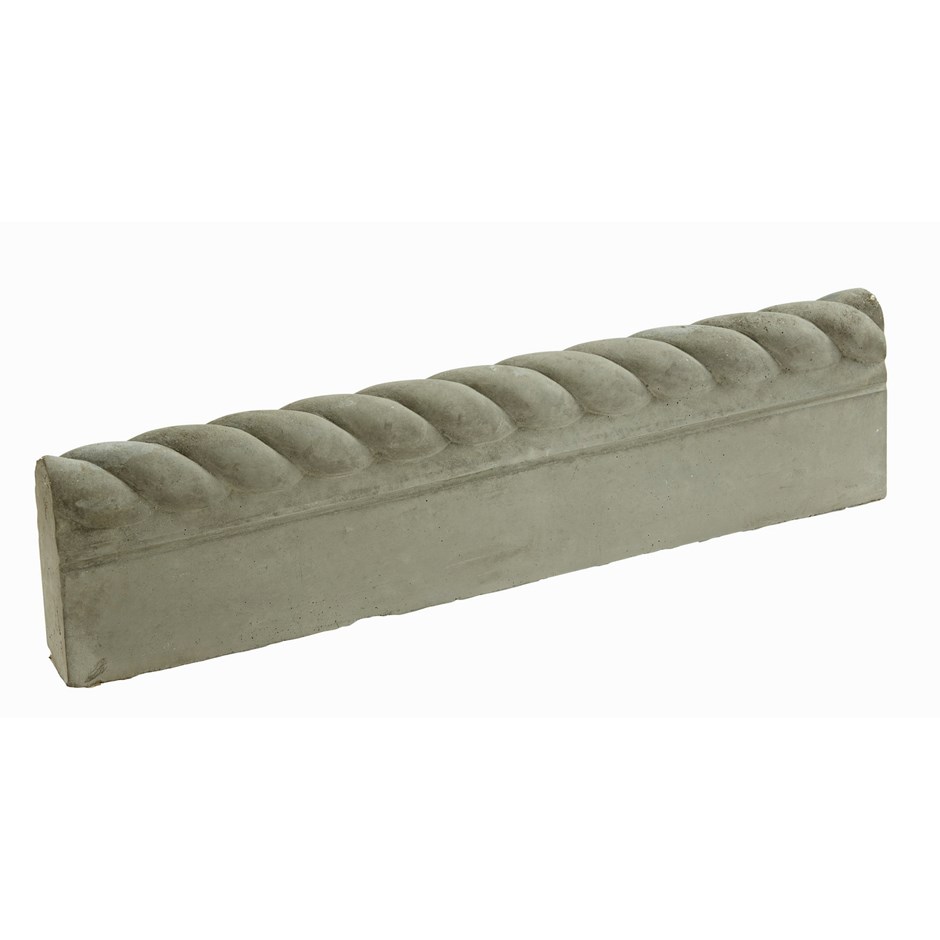 Antique Grey Full Rope Top Garden Edging
