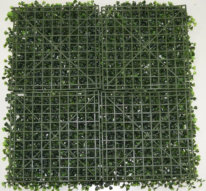 1m Artificial Instant Green Wall Hedge Panel - Mixed Plants
