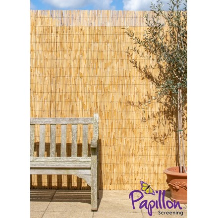 Thick Natural Bamboo Style Reed Fencing Screening | By Papillon™