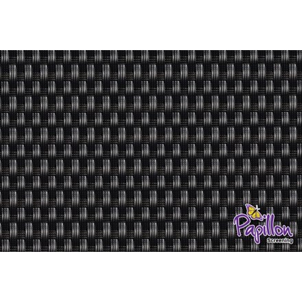 Black Rattan Weave Artificial Fencing Screening 1.0m x 2.0m (3ft 3in x 6ft 7in ) - | Papillon™