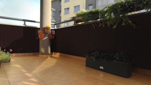1m Rattan Weave Artificial Fencing Screening Roll