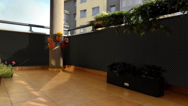 1m Rattan Weave Artificial Fencing Screening Roll