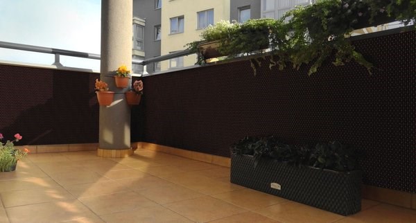 1m Rattan Weave Artificial Fencing Screening Roll