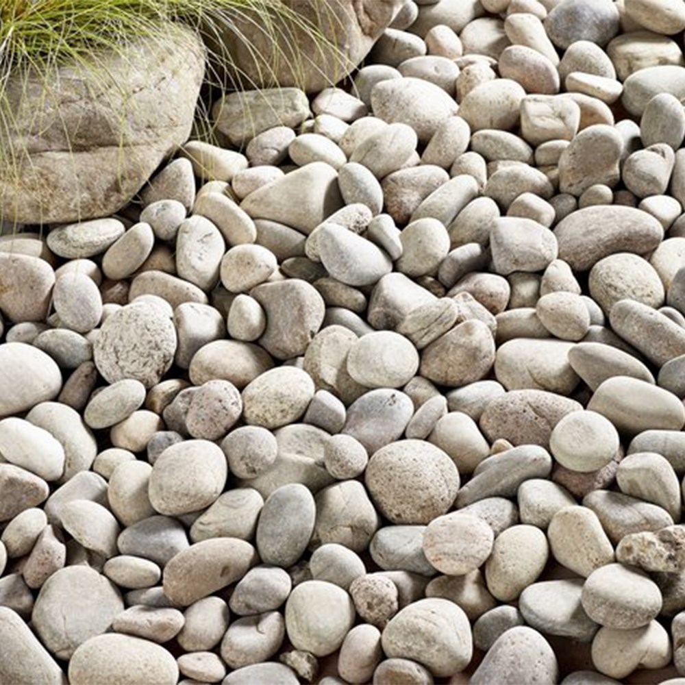 North Sea Cobbles 50-80mm Brown & Grey Decorative Stone