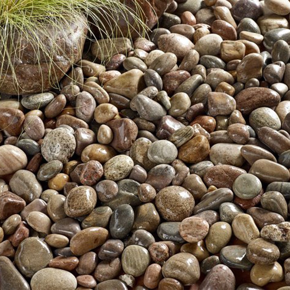 North Sea Cobbles 50-80mm Brown & Grey Decorative Stone