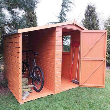 7x6ft | Wooden Shed and Log Store