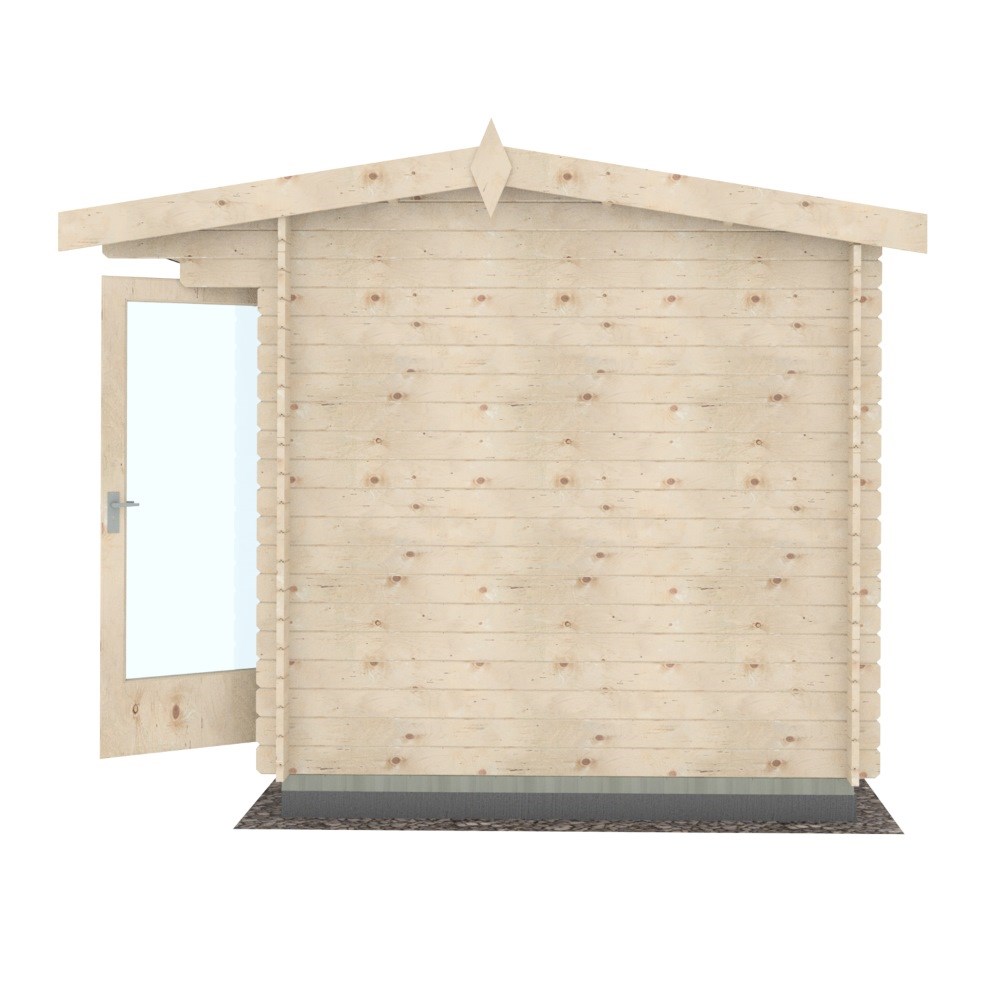 8x10ft | Marlborough Log Cabin | Double Doors