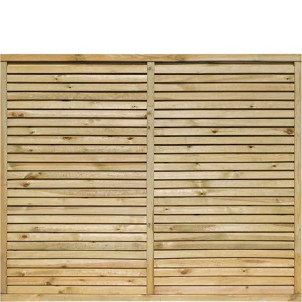 Cheshire Contemporary Fence Panel 1.83m x 1.4m (6ft x 4ft) Set of 3 | Rowlinson®