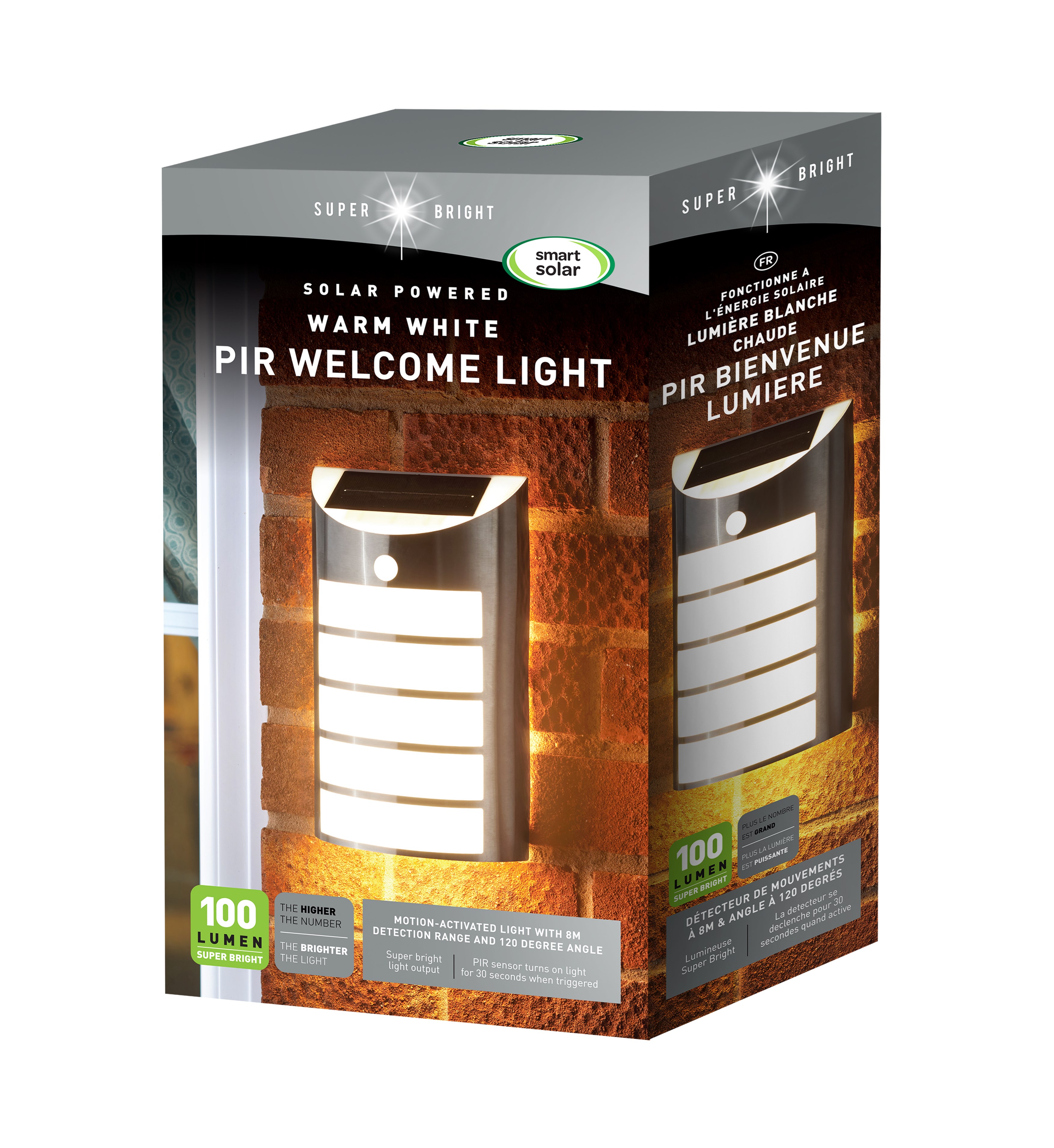 PIR Welcome Light - Warm White 100L