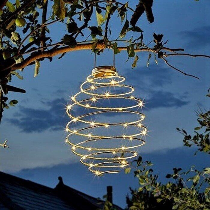 Mega SpiraLight Solar Warm White Garden Light by Smart Garden