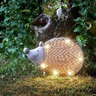 Woodstone In-Lit Hedgehog Solar | Garden Decor by Smart Garden