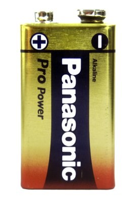 1x Panasonic Pro 9V Battery