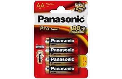 Panasonic Pro AA Batteries - 2x Packs of 4