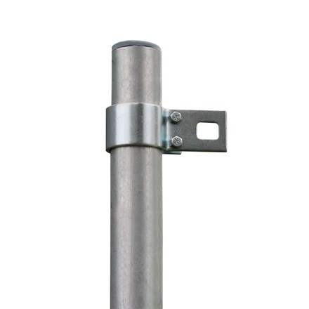 13ft 1\ / 4m Galvanised Shade Sail Pole With Bracket Clamp"