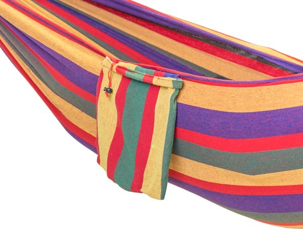Rainbow Outdoor Garden Hammock With Hammock Stand and Carry Bag - by Tortola®