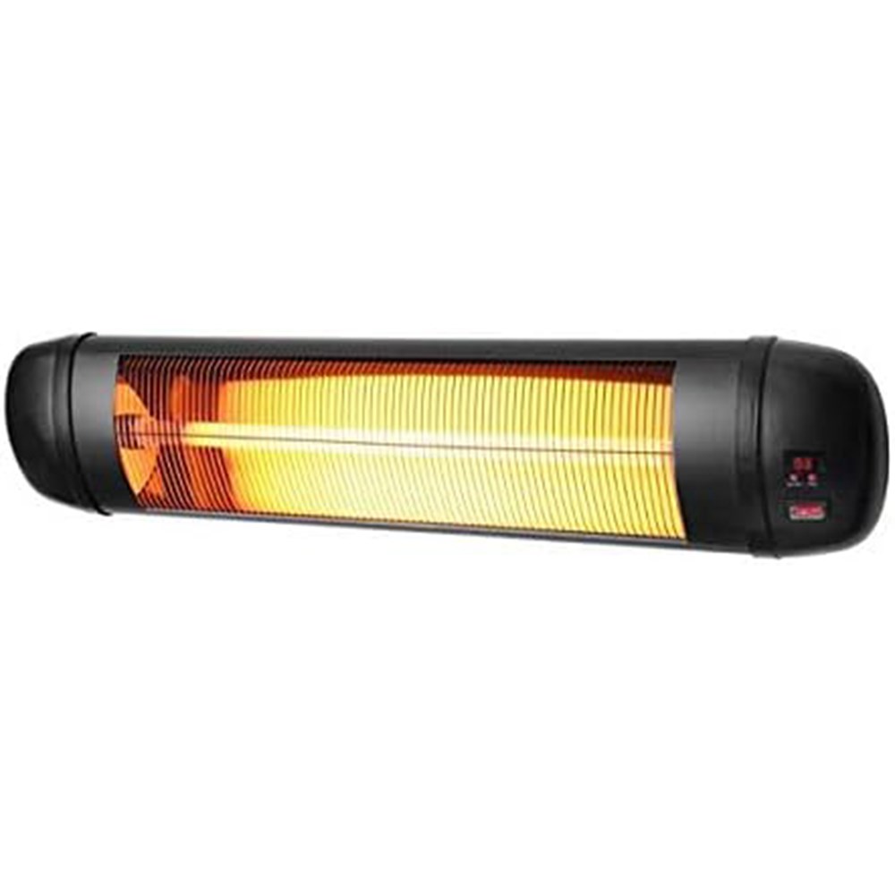 Heatlab Wall Mounted Alum Patio Heater 2Kw With Remote Control Twinpack