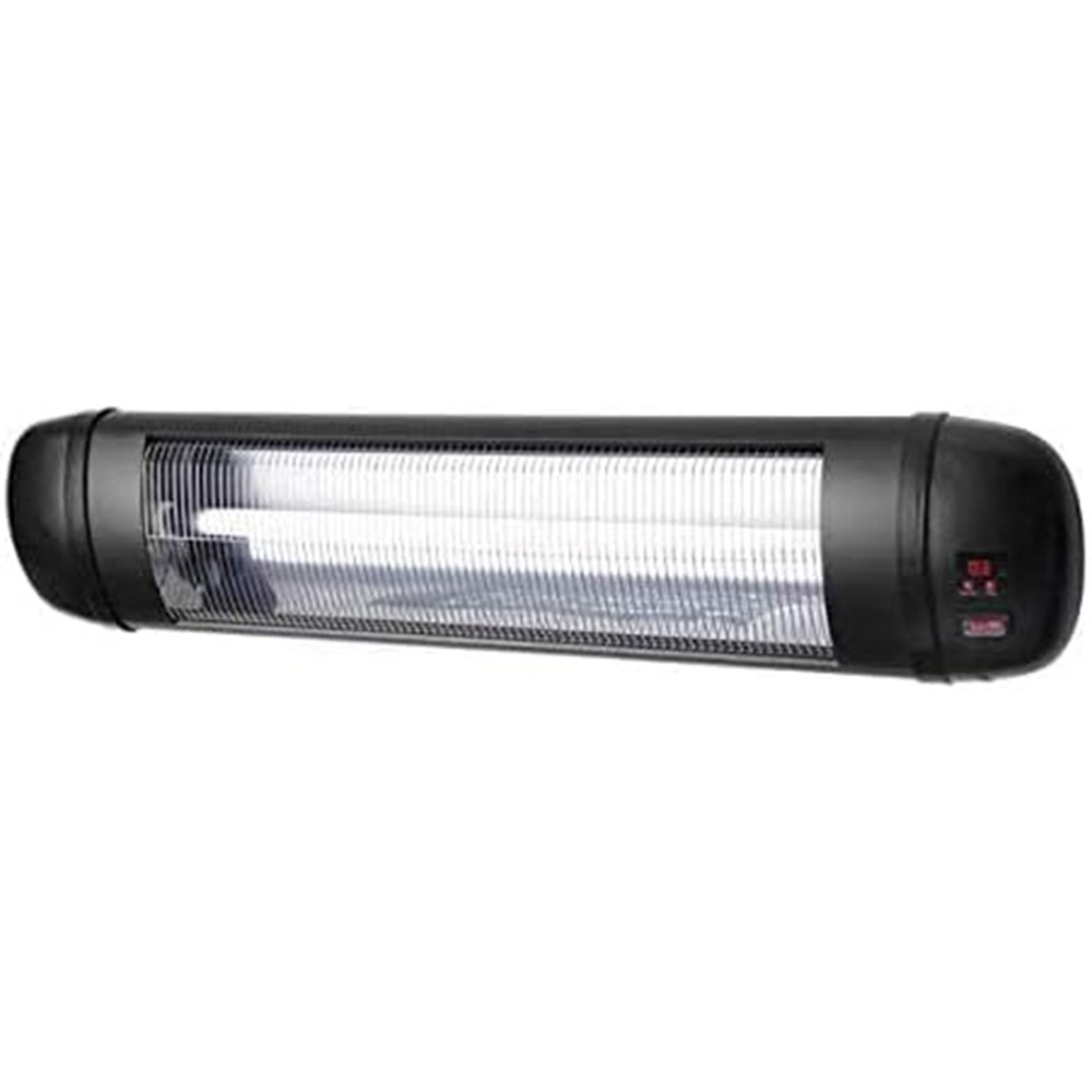 Heatlab Wall Mounted Alum Patio Heater 2Kw With Remote Control Twinpack