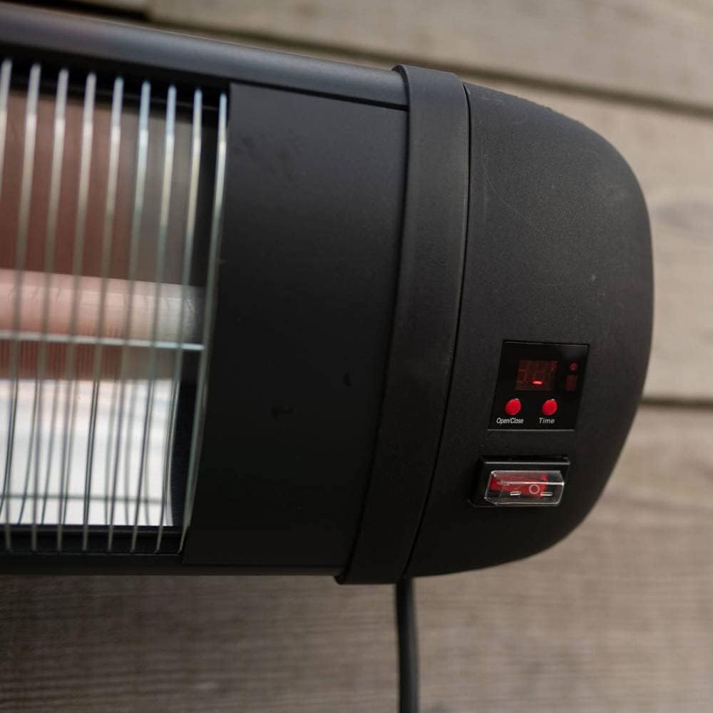 Heatlab Wall Mounted Alum Patio Heater 2Kw With Remote Control Twinpack