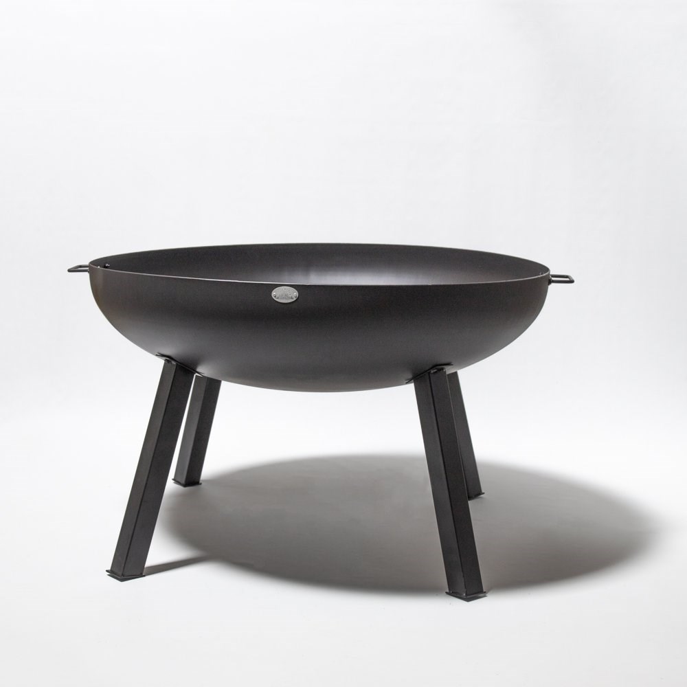 100cm Carbon Steel Fire Bowl in Black - by La Fiesta